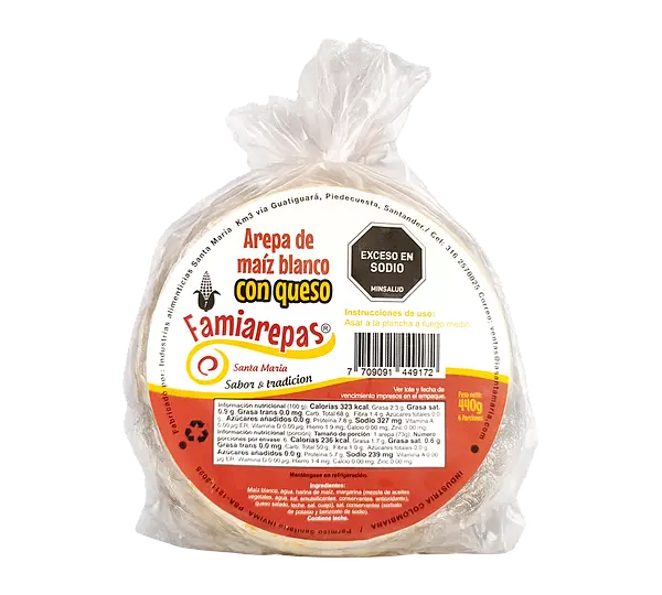 Arepa De Queso Famiarepa