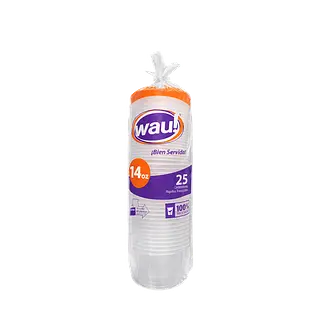 Contenedor Plastico + Tapa Deli Wau