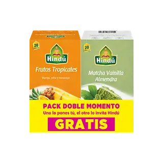 Aromatica Frutos Tropicales + Matcha De Vainilla Hindu