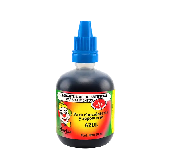 Color Líquido Azul Súper Gotero