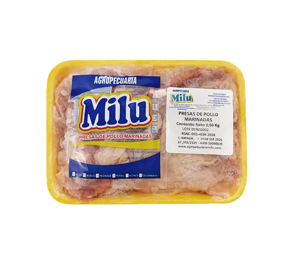Presas De Pollo Marinada Milu