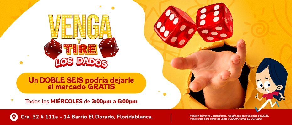 Venga y tire los dados