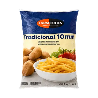 Papa Congelada Farm Frites 10x10 Azul