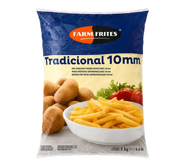 Papa Congelada Farm Frites 10x10 Azul