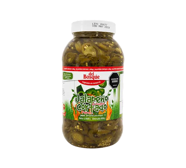 Jalapeños Rodajas El Bosque
