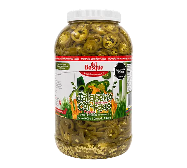 Jalapeños Rodajas El Bosque