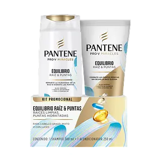 Shampoo Equilibrio 300 Ml Pantene+Acond 250ml