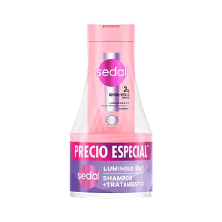 Shampoo Luminous 340 Ml Sedal+Tratamiento 340 Ml