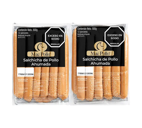 Salchicha De Pollo Ahumada Mac Pollo
