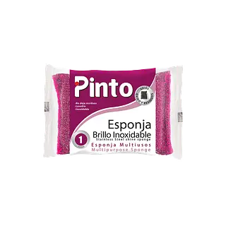 Esponja Brillo Inoxidable Pinto