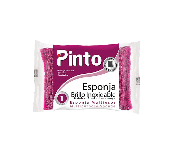 Esponja Brillo Inoxidable Pinto