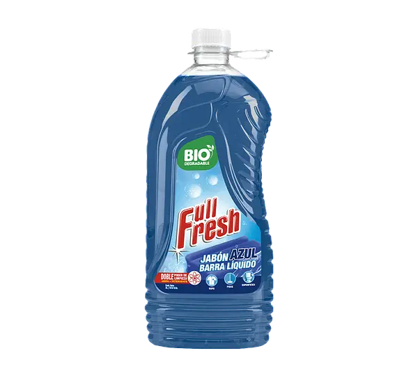 Jabon Azul Barra Liquido Fullfresh Tarro