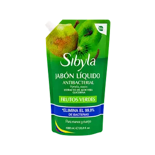Jabón Cremoso Frutos Verdes Sibyla