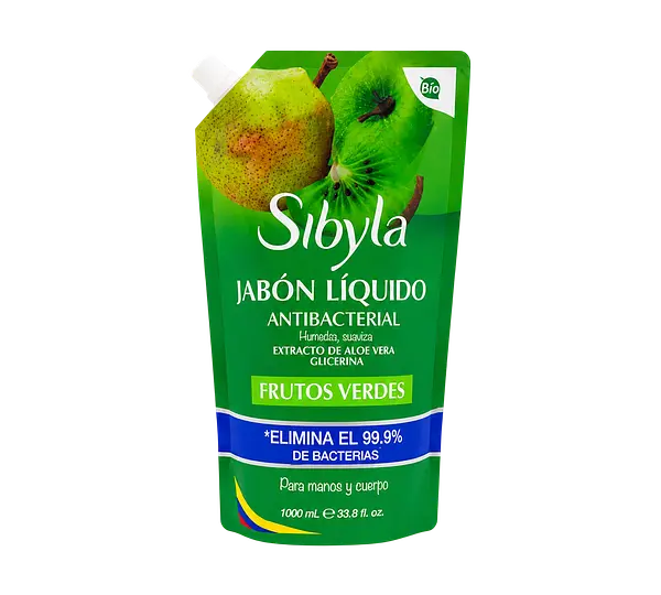 Jabón Cremoso Frutos Verdes Sibyla