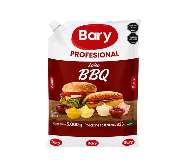 Salsa Bbq Bolsa Galón Bary