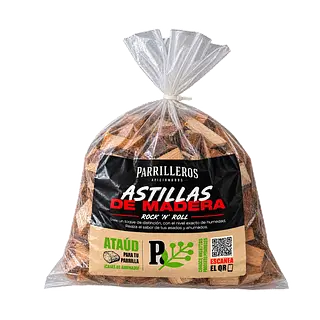 Astillas De Madera Parrilleros Aficionados 1 Kg Bolsa