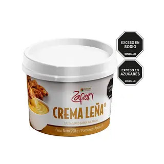 Salsa Crema Leña Dipping Zafran Tarro
