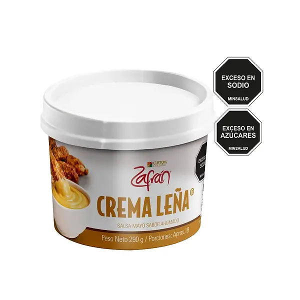 Salsa Crema Leña Dipping Zafran 290 Ml Tarro
