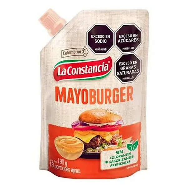 Salsa Mayoburger Constancia 190 Gr Doypack