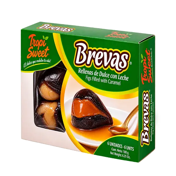 Brevas Rellenas Tropi Sweet 180 Gr Caja