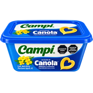 Margarina Baja En Grasa Canola Life 227 Gr Taza