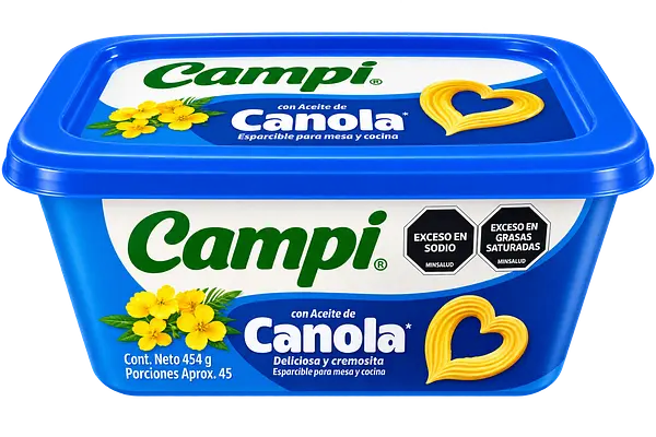 Margarina Baja En Grasa Canola Life 227 Gr Taza