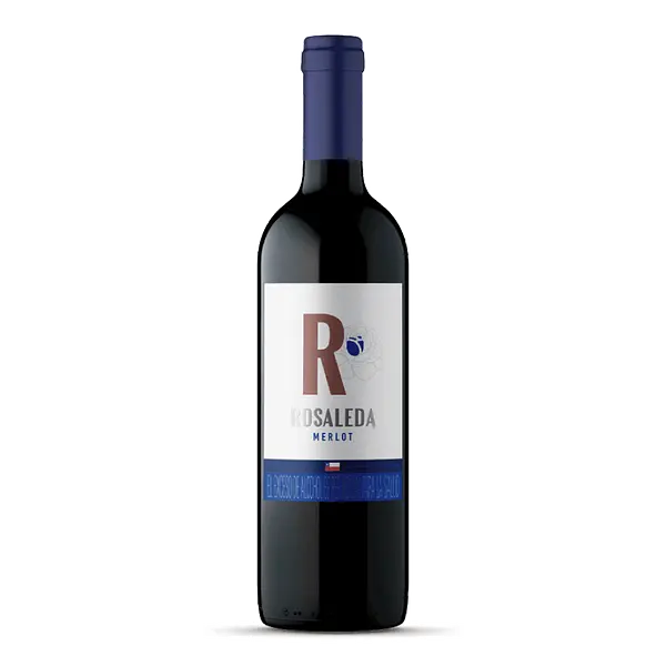 Vino Tinto Merlot Rosalea Botella