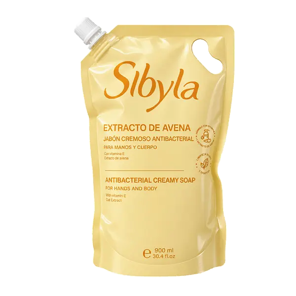 Jabón Líquido Avena Sibyla Doypack