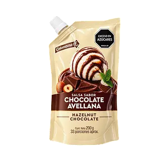 Salsa Chocolate Avellana Colombina Doypack
