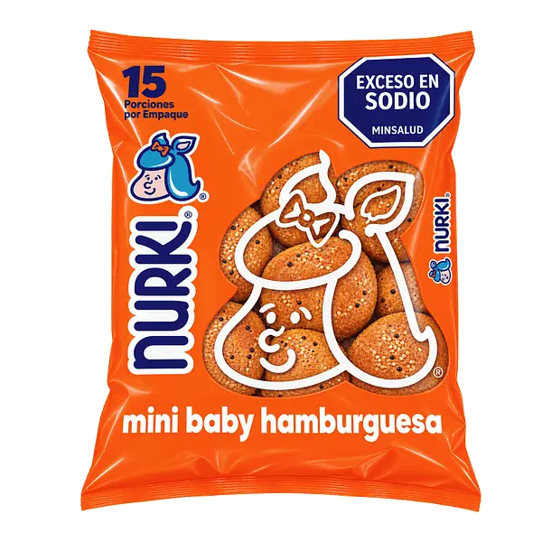 Pan Mini Baby Hamburguesa Nurki