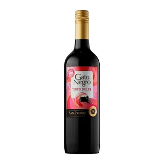 Vino Tinto Dulce Gato Negro 750 Ml Botella