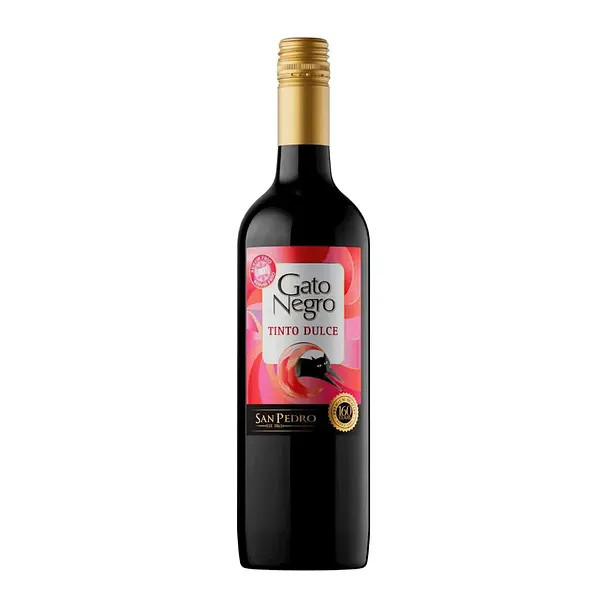 Vino Tinto Dulce Gato Negro Botella