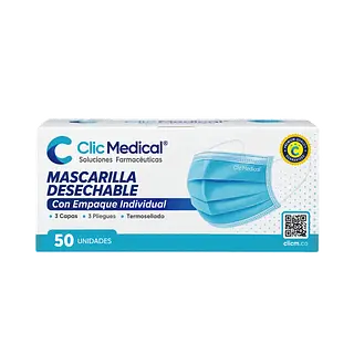 Tapabocas Blanco Mio Caja