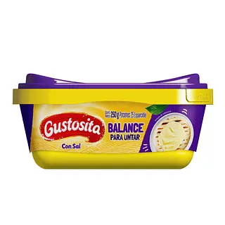 Margarina Esparcible Morada Gustosita 250 Gr Taza