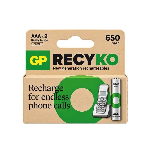 Pila Recargable Gp Aaa (Pequeña)