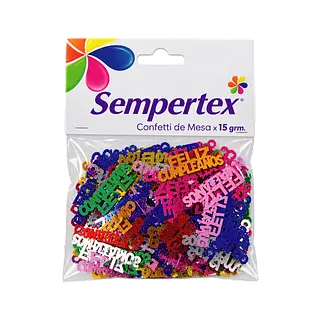 Sempertex Confeti Met. Estrellas Colores