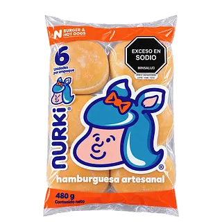 Pan Sémola Hamburguesa Nurki