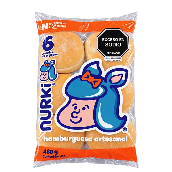 Pan Sémola Hamburguesa Nurki