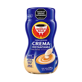 Crema Instantanea En Polvo Aguila Roja 175 Gr Tarro