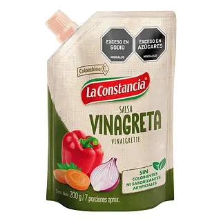 Vinagreta Constancia 200 Gr Doypack