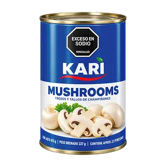 Champiñón Tajado Kari Lata