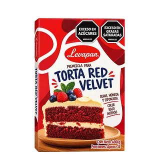 Torta Red Velvet Levapan 400 Gr Caja