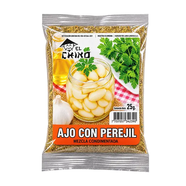 Condimento Ajo Perejil El Chino Sobre
