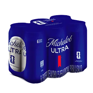 Cerveza Michelob Ultra 269 Cc Sixpack Lata