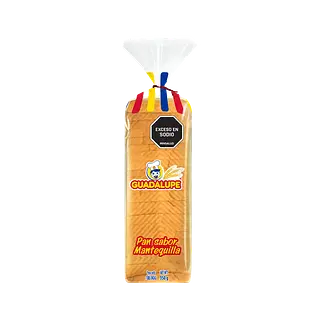 Pan Tajado Mantequilla Guadalupe