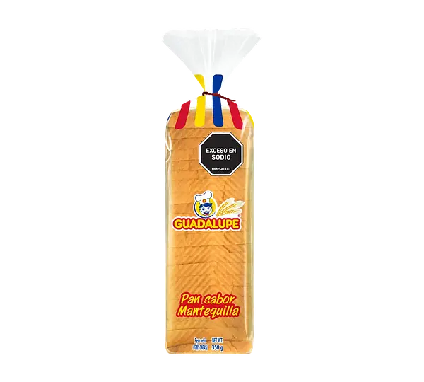 Pan Tajado Mantequilla Guadalupe