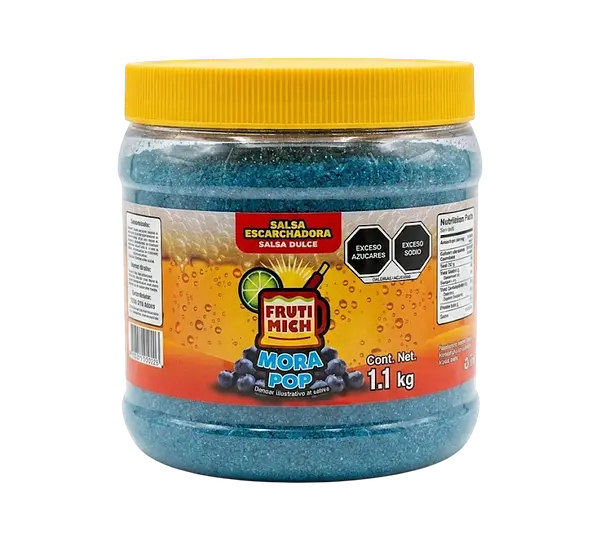 Salsa Escarchador Mora Pop Fruit Mich Tarro