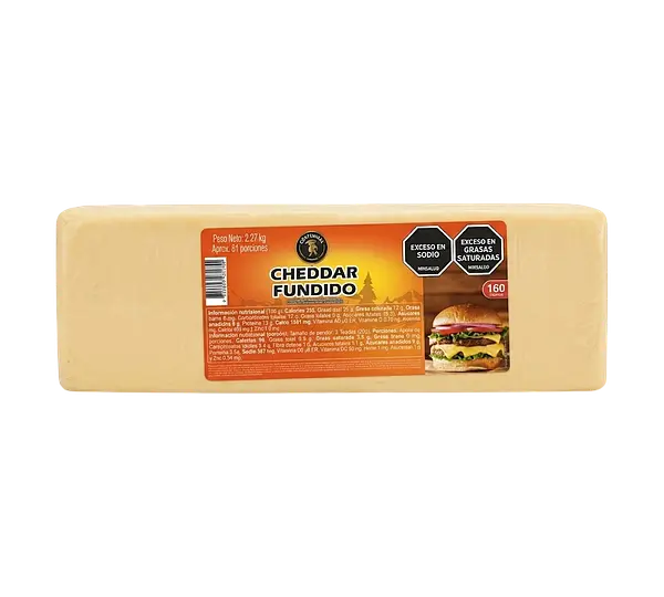 Queso Cheddar Bloque Centurion