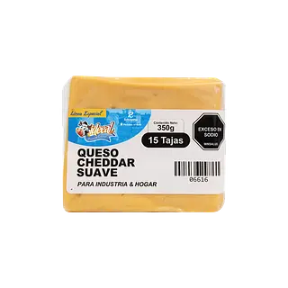 Queso Cheddar Suave Industria & Hogar Tajado
