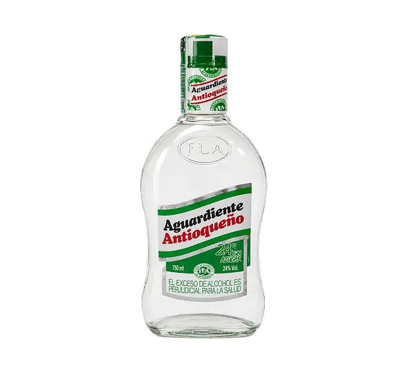 Aguardiente Tapa Verde Antioqueño Botella